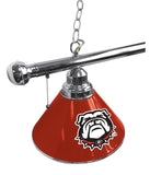 Georgia Bulldogs Mascot 3 Shade Billiard Table Light