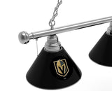 Vegas Golden Knights Billiard Lamp | Hockey 3 Shade Pool Table Light