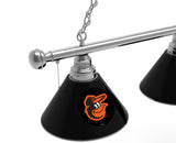 Baltimore Orioles 3 Shade MLB Baseball Billiard Table Light