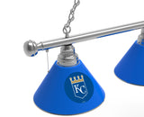 Kansas City Royals 3 Shade MLB Baseball Billiard Table Light