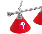 Philadelphia Phillies 3 Shade MLB Baseball Billiard Table Light