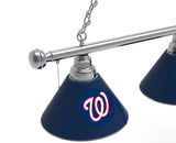Washington Nationals 3 Shade MLB Baseball Billiard Table Light