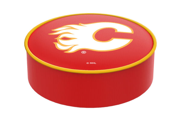 Calgary Flames Seat Cover | NHL Flames Bar Stool Seat Cover