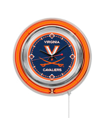 15" Virginia Cavaliers Neon Clock