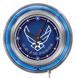 15" United States Air Force Neon Clock