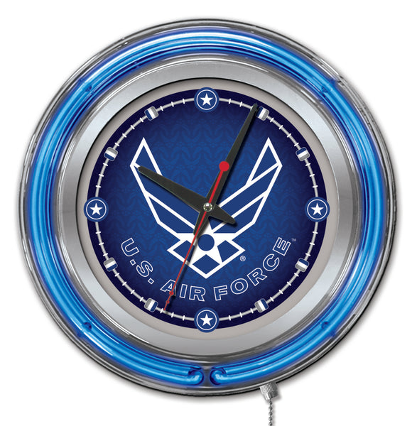 15" United States Air Force Neon Clock