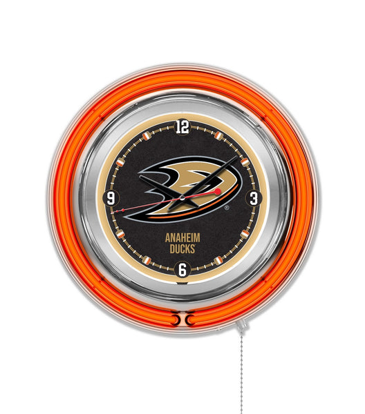 15" Anaheim Ducks Neon Clock