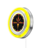 15" Arizona State Sun Devils Neon Clock