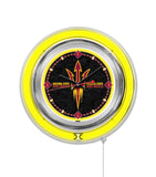 15" Arizona State Sun Devils Neon Clock