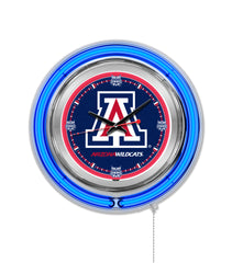 University of Arizona Wildcats Officially Licensed Logo 15" Neon Clock Wall Decor