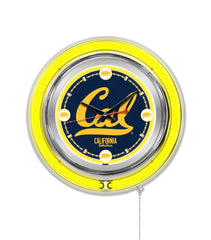 University of California Golden Bears Logo 15" Neon Clock Wall Decor