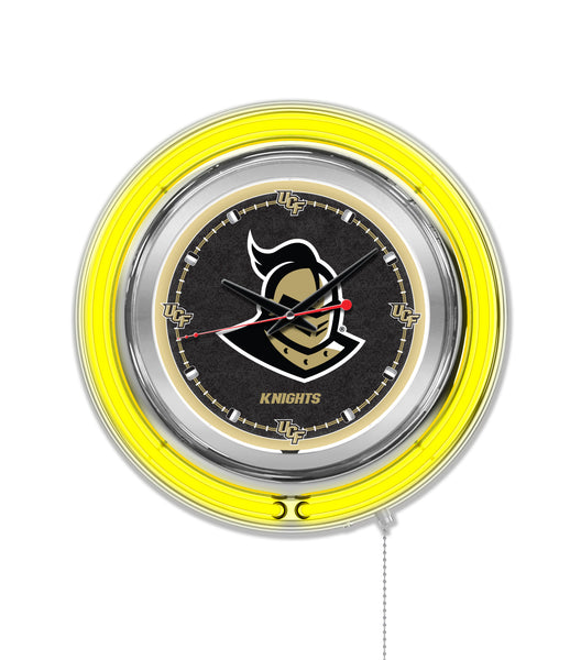 15" UCF Knights Neon Clock