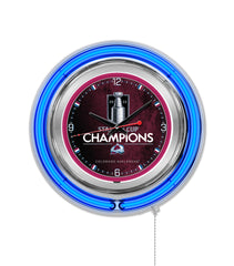 Colorado Avalanche 2022 Stanley Cup 15" Officially Licensed Neon Clock