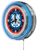15" United States Coast Guard Neon Clock