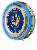 15" Georgetown Hoyas Neon Clock
