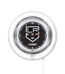 LA Kings Officially Licensed Logo 15" Neon Clock Wall Decor