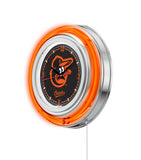 15" Baltimore Orioles Neon Clock