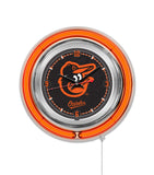 15" Baltimore Orioles Neon Clock