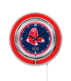 15" Boston Red Sox Neon Clock