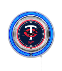 Minnesota Twins 15" Neon Clock