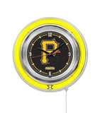 15" Pittsburgh Pirates Neon Clock