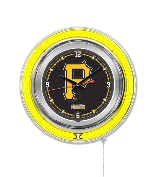 15" Pittsburgh Pirates Neon Clock