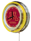 15" Minnesota Golden Gophers Neon Clock