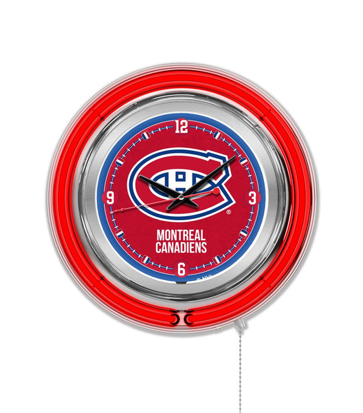 15" Montreal Canadians Neon Clock