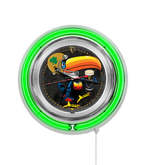 Notre Dame - Guinness Toucan 15" Double Neon Wall Clock