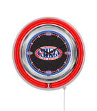 15" NHRA Drag Racing Neon Clock