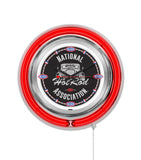 15" National Hot Rod Association Neon Clock