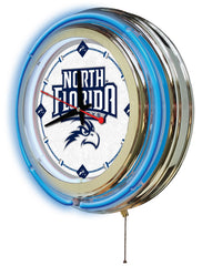 North Florida Ospreys Officially Licensed Logo 15" Neon Clock Wall Decor
