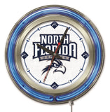 15" North Florida Ospreys Neon Clock