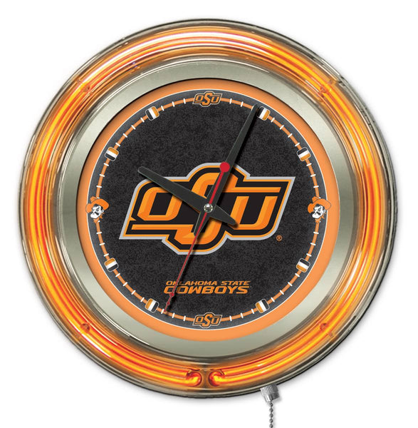 15" Oklahoma State University Cowboys Neon Clock