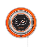 15" Philadelphia Flyers Neon Clock