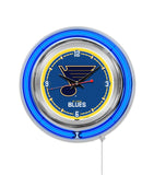 15" St. Louis Blues Neon Clock