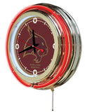 15" Texas State Neon Clock | TSU Bobcats Retro Neon Clock