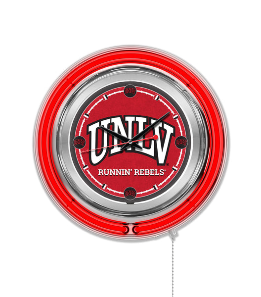 15" UNLV Neon Clock | UNLV Runnin' Rebels Retro Neon Clock