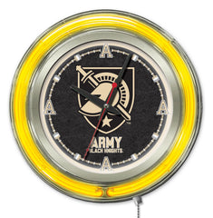 United State Military Academy Black Knights Officially Licensed Logo 15" Neon Clock Hanging Wall Decor
