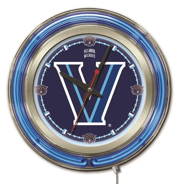 15" Villanova Wildcats Neon Clock