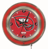 15" Western Kentucky Hilltoppers Neon Clock