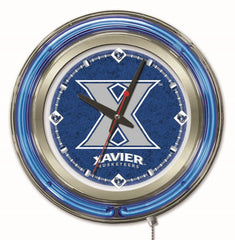 Xavier Musketeers 15" Neon Clock