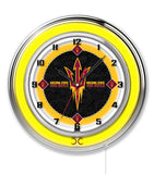 19" Arizona State Sun Devils Neon Clock