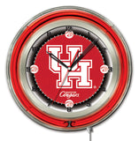 19" University of Houston Cougars Neon Clock