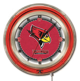 19" Illinois State Neon Clock | ISU Redbirds Retro Neon Clock