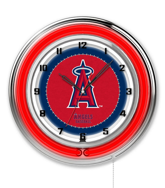 19" Los Angeles Angels Neon Clock