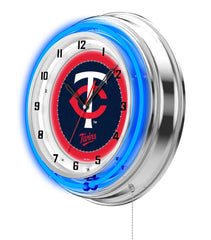 19" Minnesota Twins Neon Clock