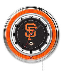 19" San Francisco Giants Officially Licensed Logo Neon Clock