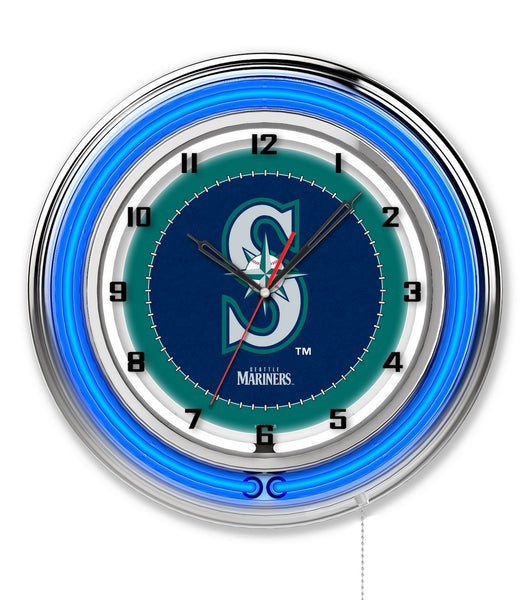19" Seattle Mariners Neon Clock