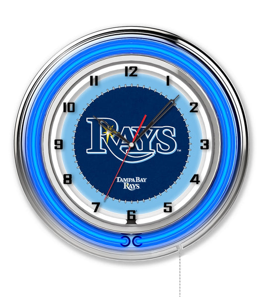 19" Tampa Bay Rays Neon Clock